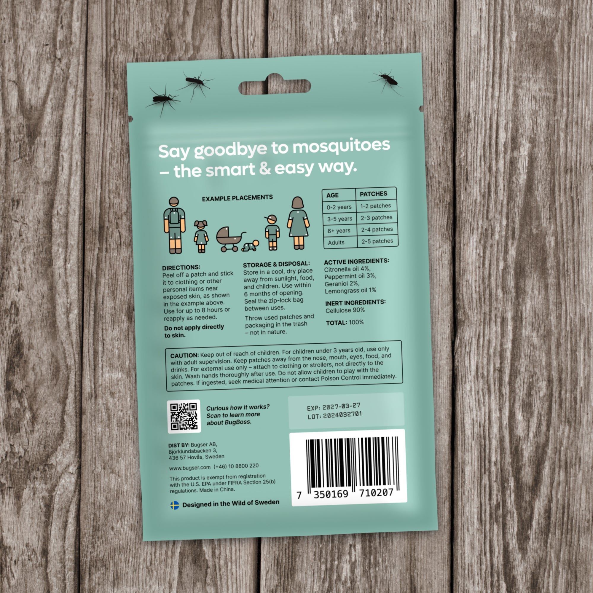 Mosquito Patches - Cats & Dogs