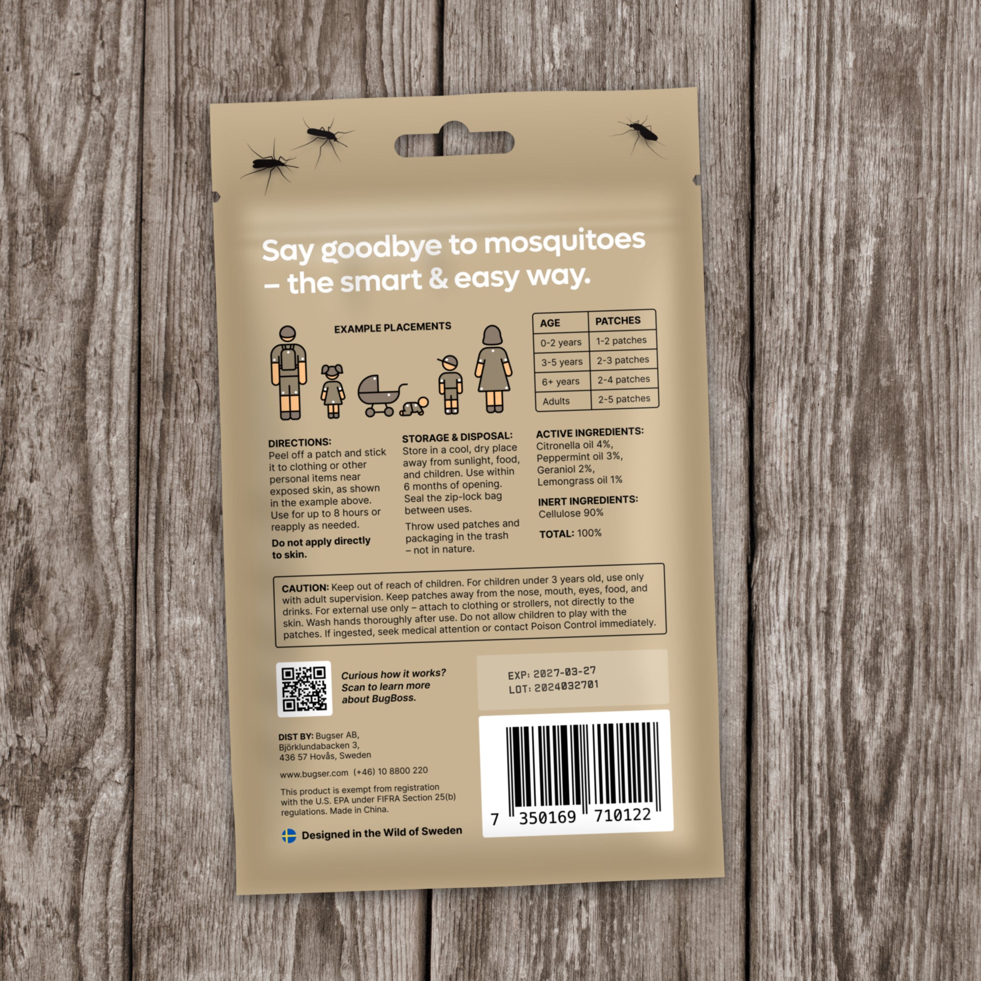 Mosquito Patches - Horses