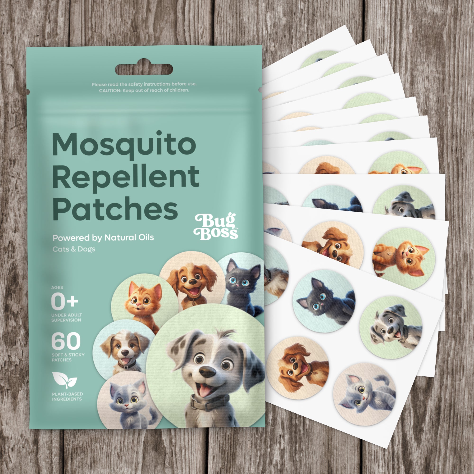 Mosquito Patches - Cats & Dogs
