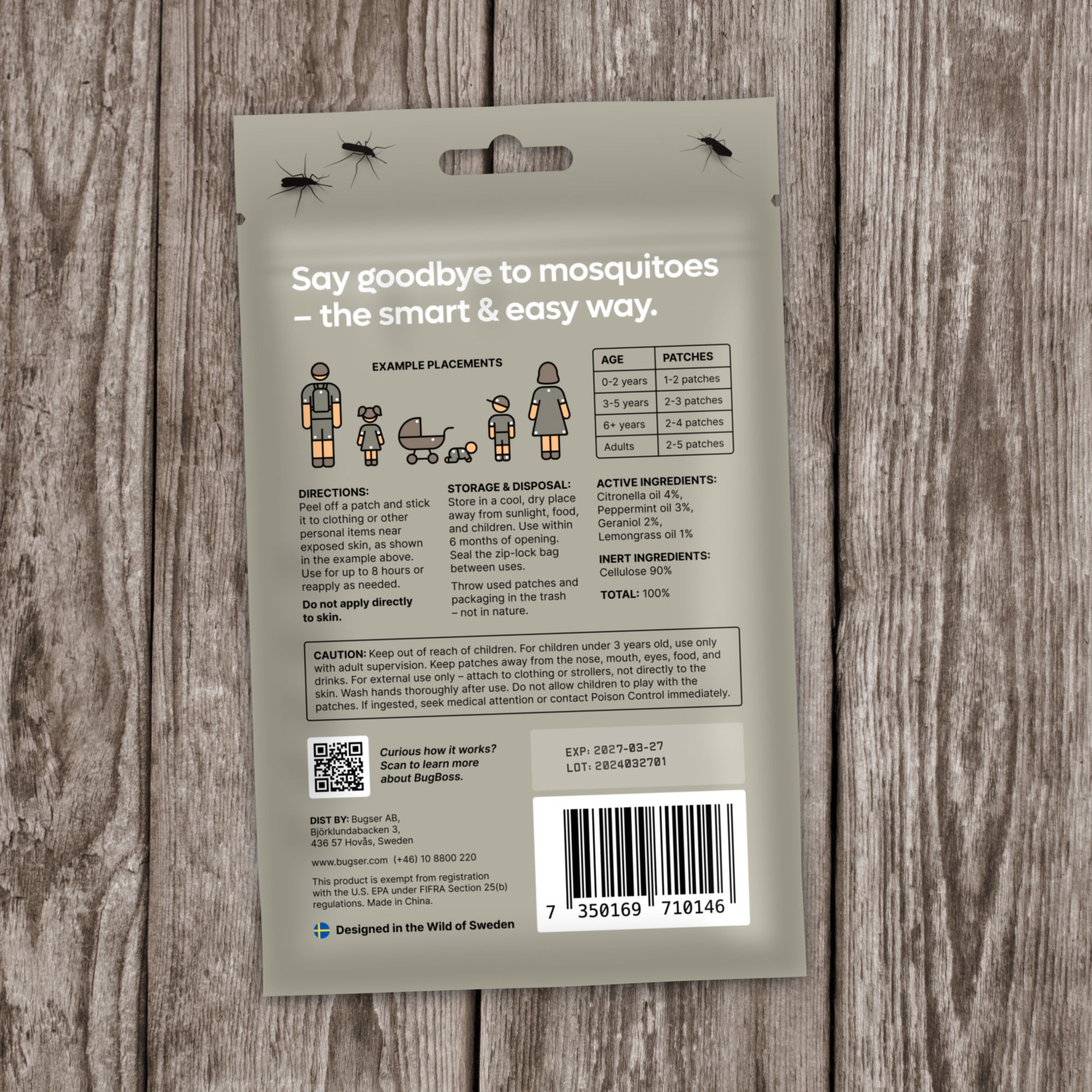 Mosquito Patches - Camo