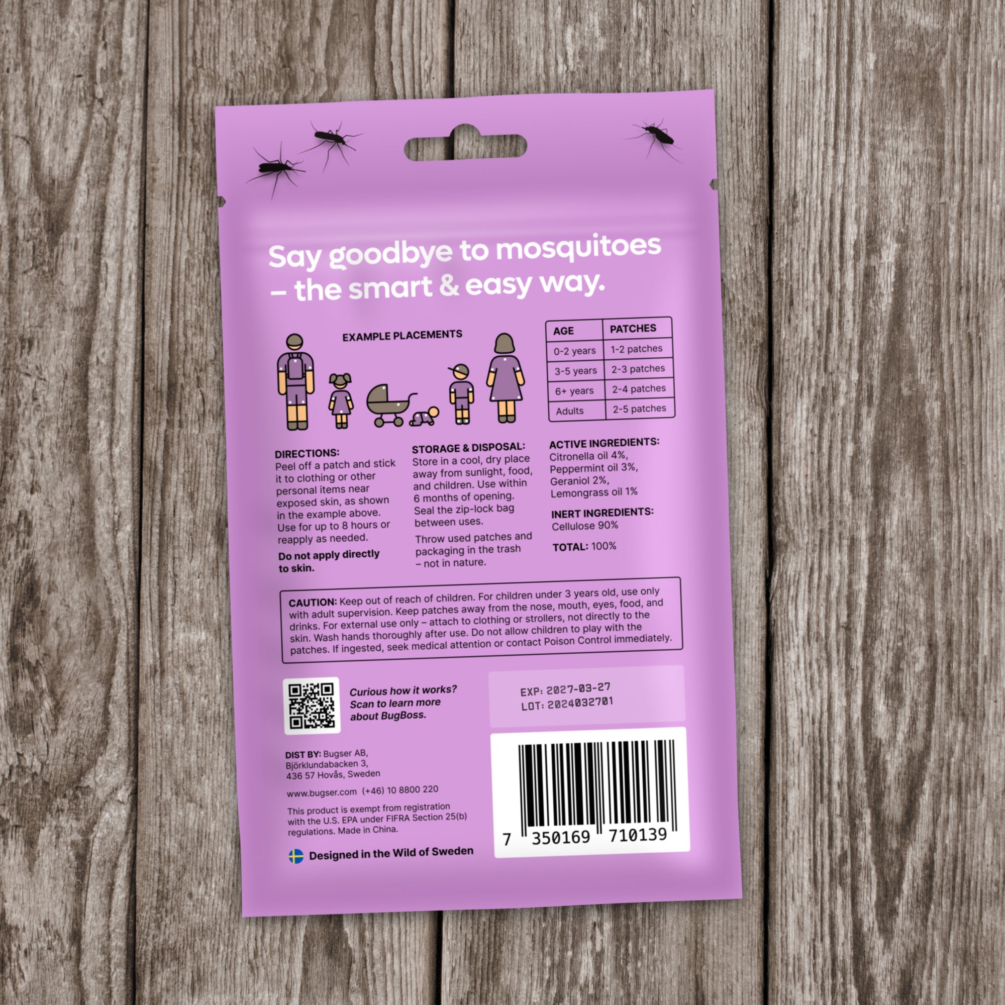 Mosquito Patches - Kids Safari