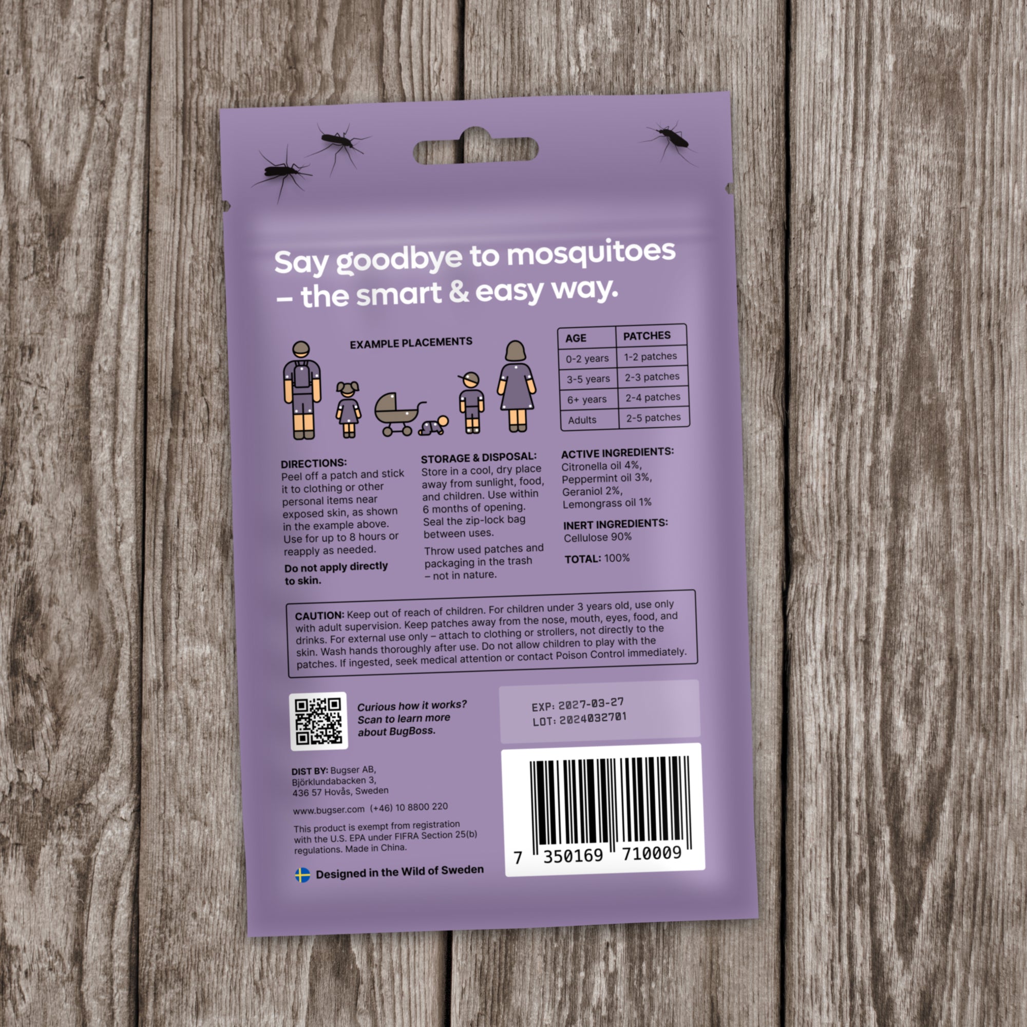 Mosquito Patches - Monsters