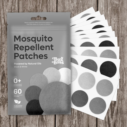 Mosquito Patches - Black & White