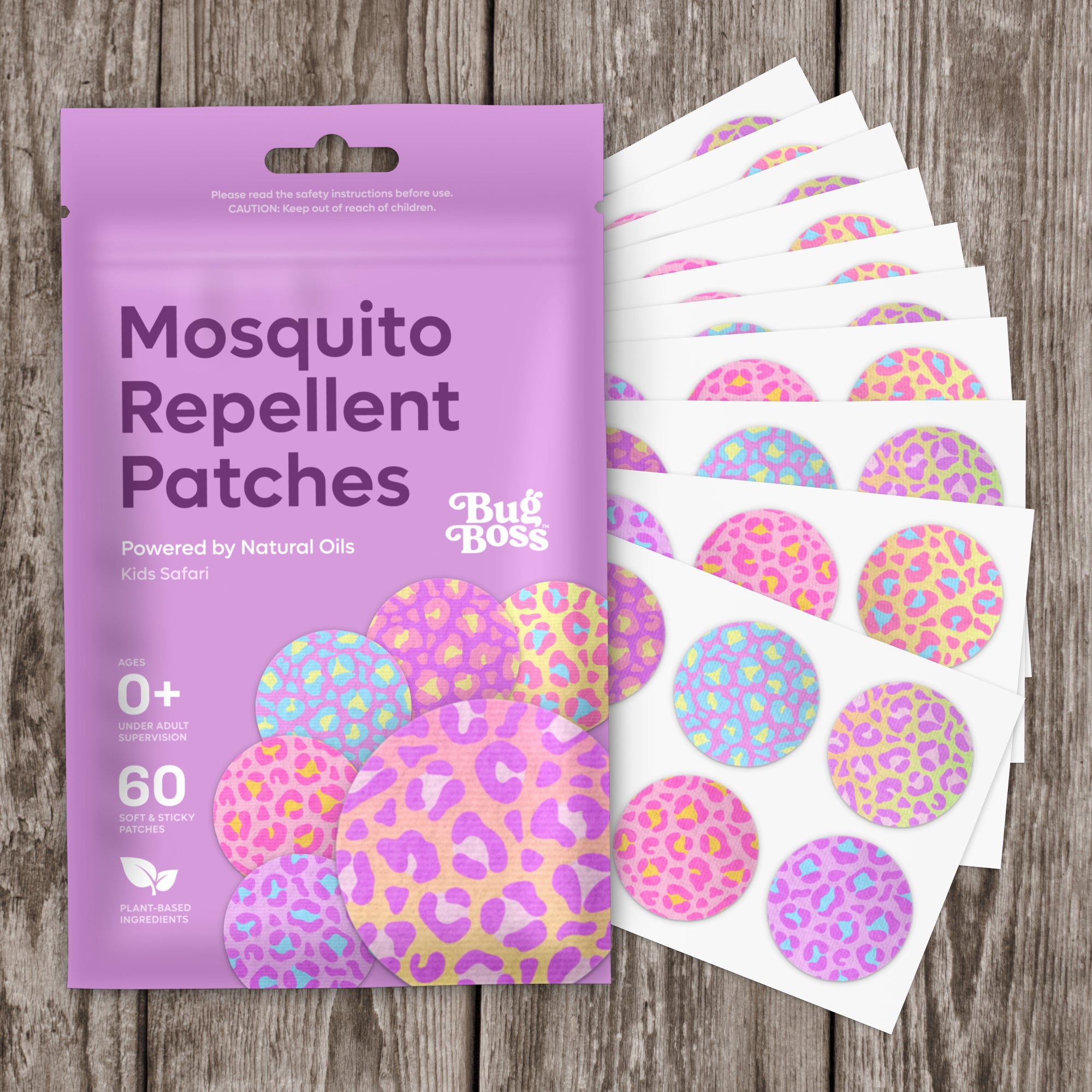 Mosquito Patches - Kids Safari